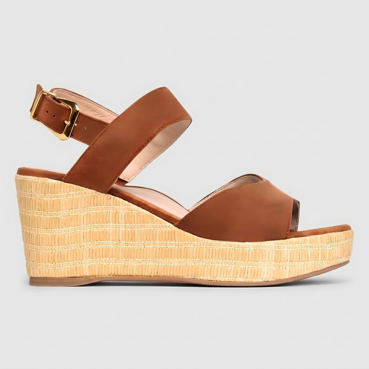 Eloise Navy Suede Wedges