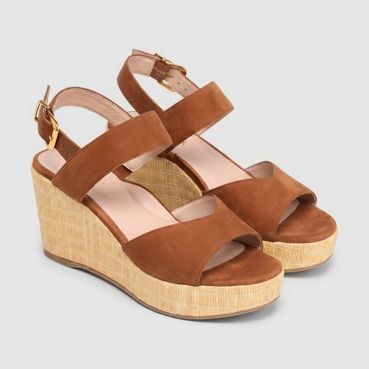Eloise Navy Suede Wedges