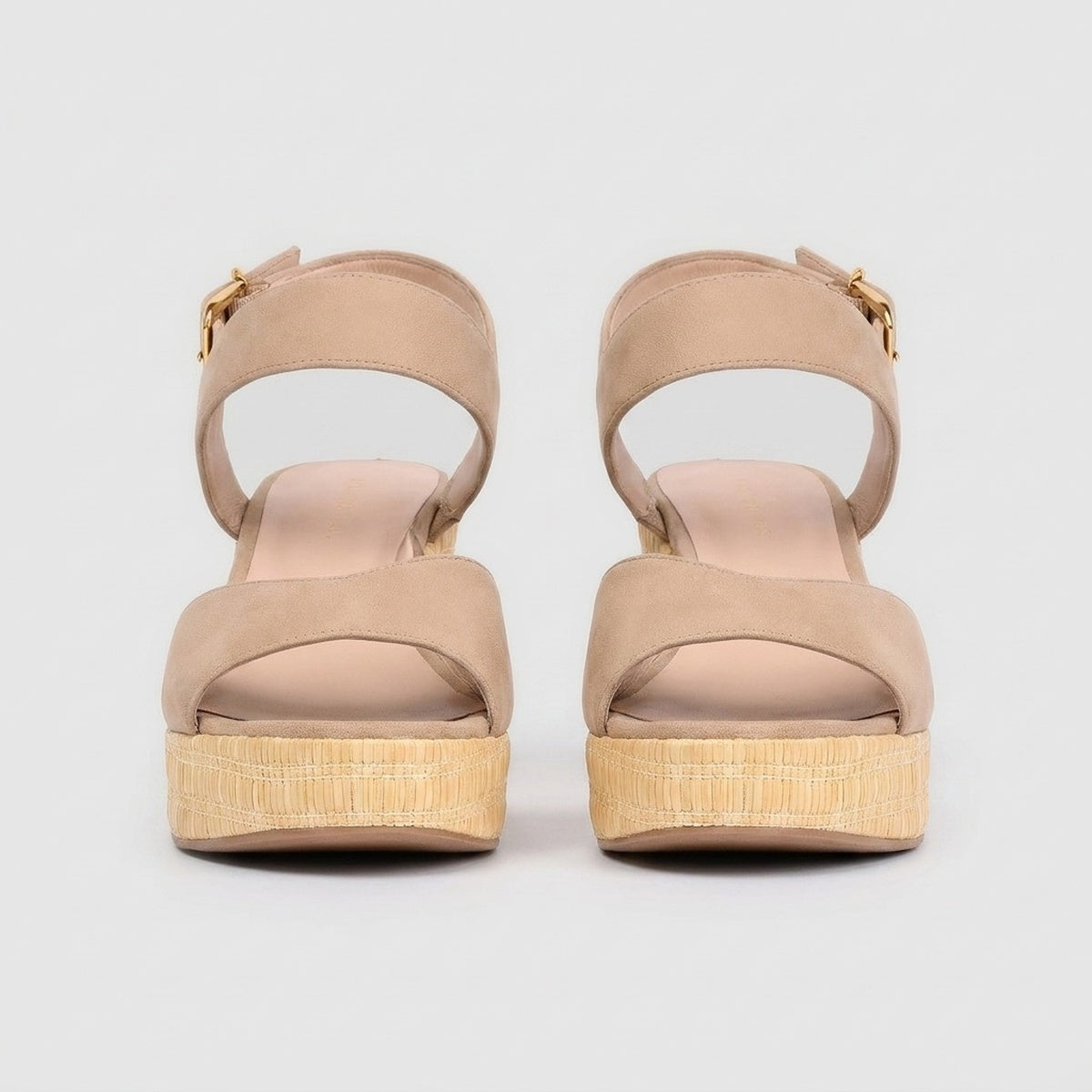 Eloise Navy Suede Wedges