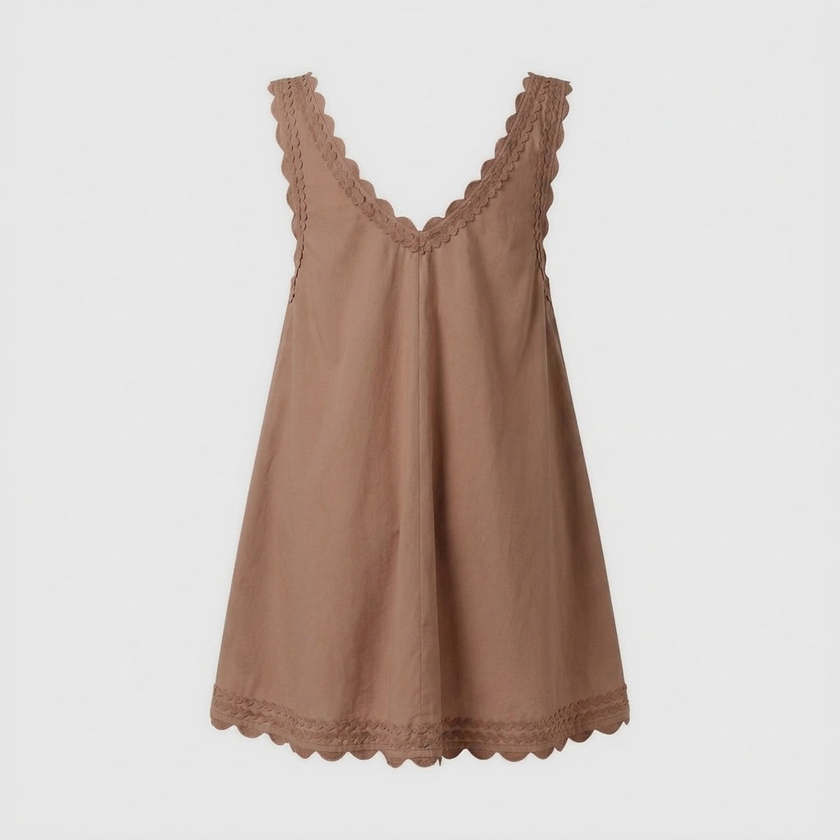Hibiscus Ric Rac Poplin Dress