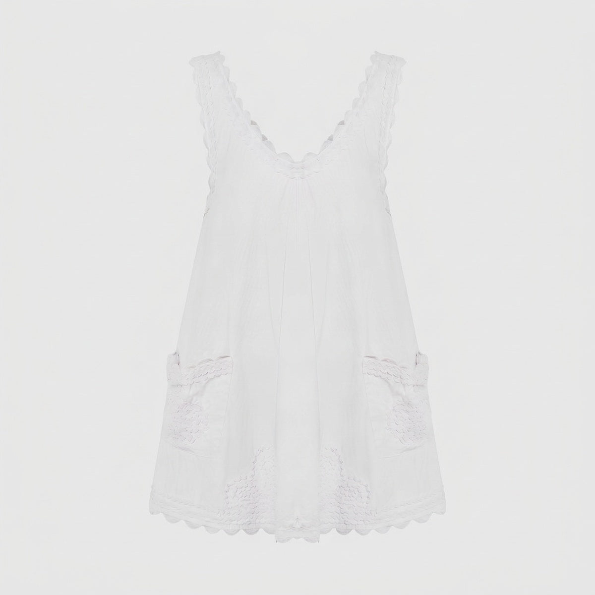Hibiscus Ric Rac Poplin Dress