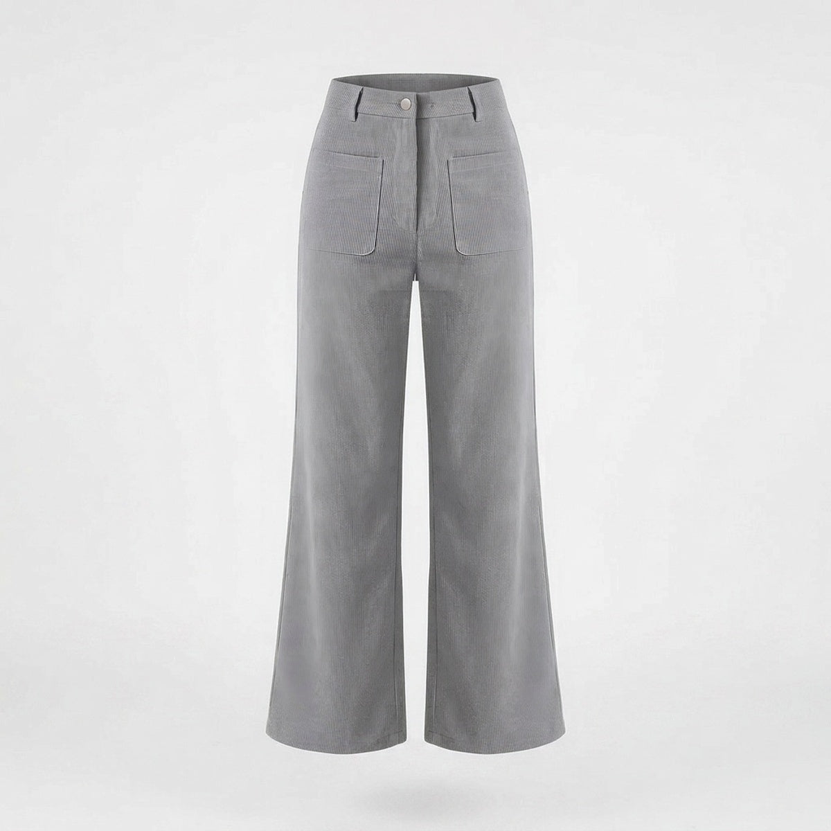 High Waist Corduroy Pants