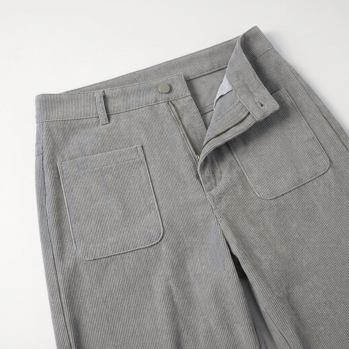 High Waist Corduroy Pants