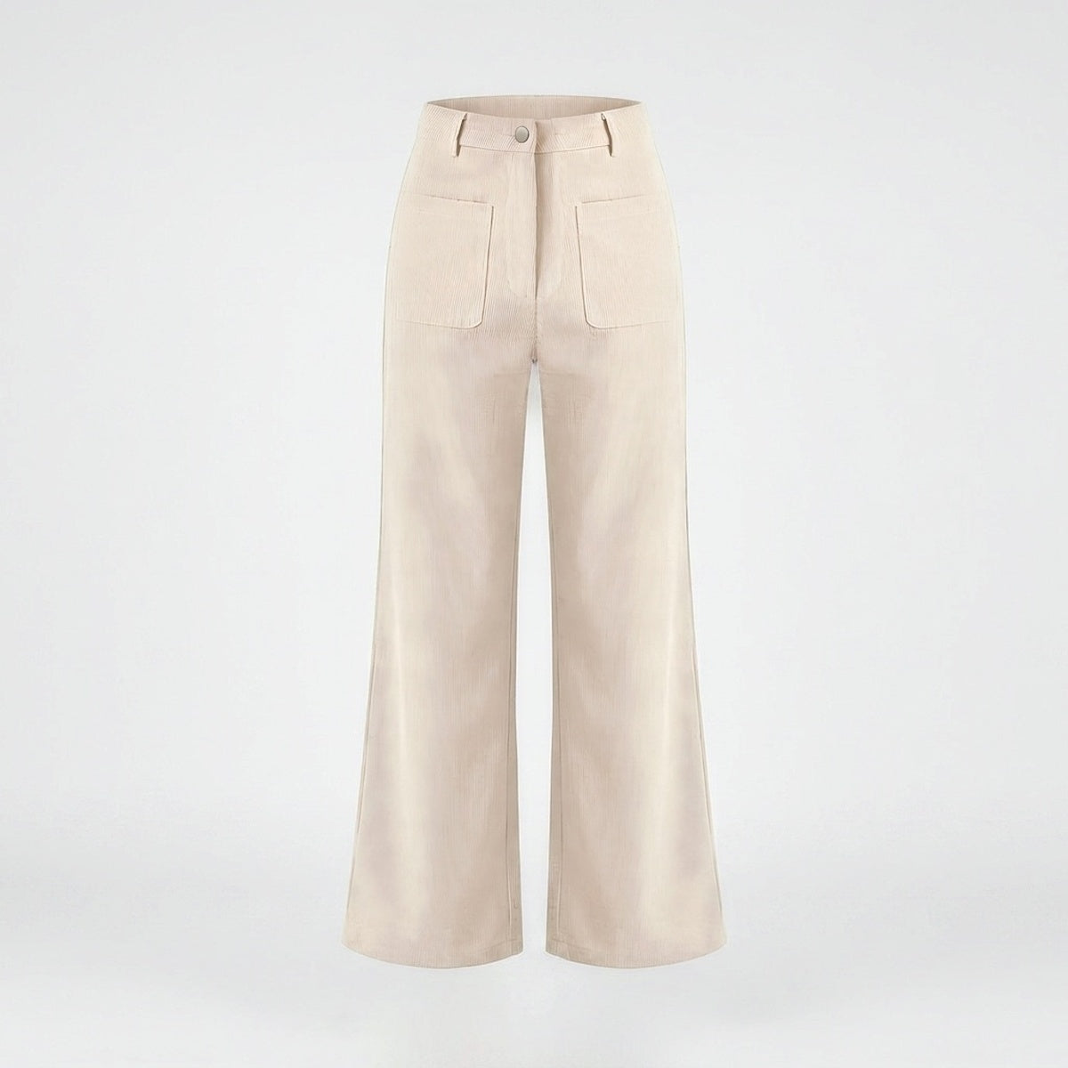 High Waist Corduroy Pants