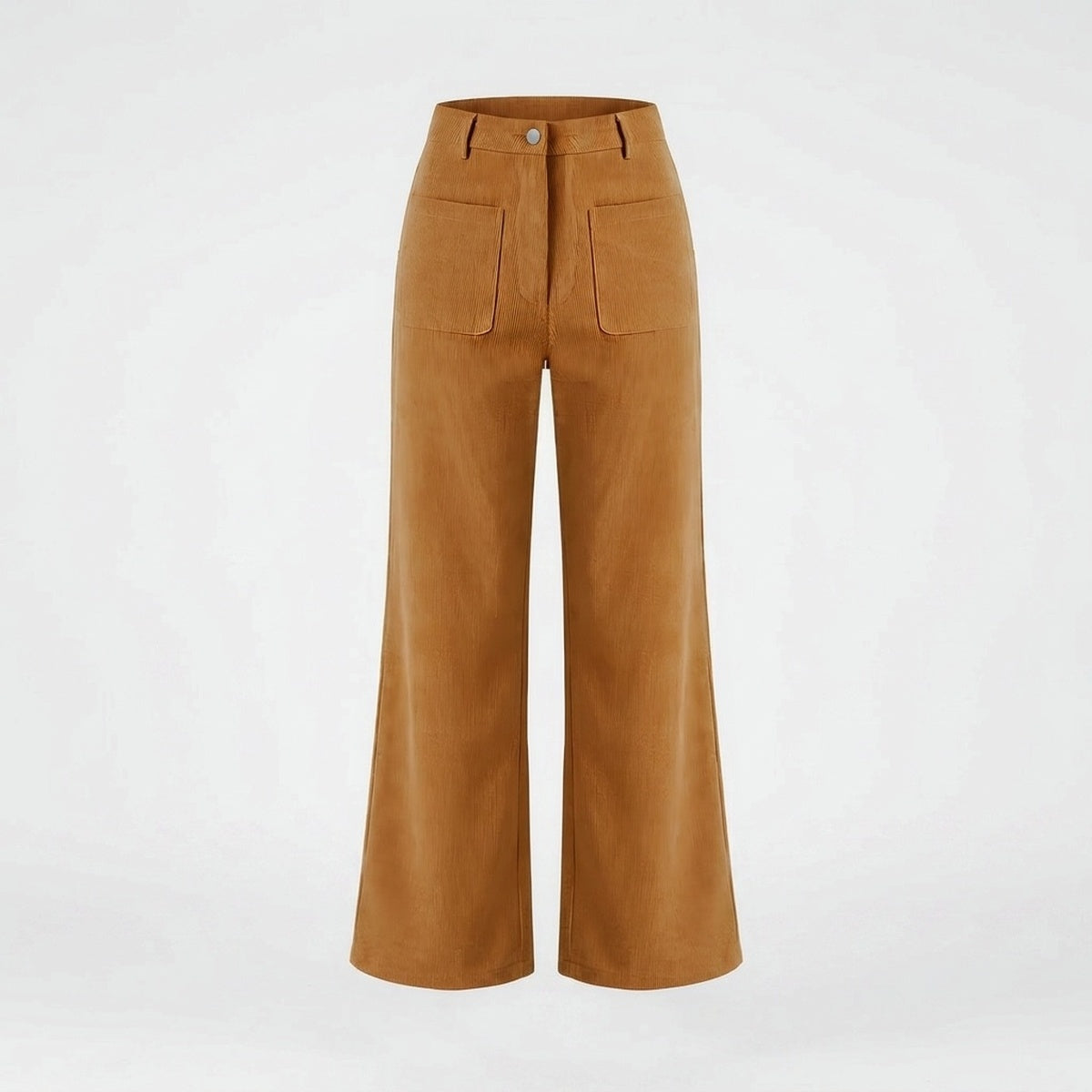 High Waist Corduroy Pants