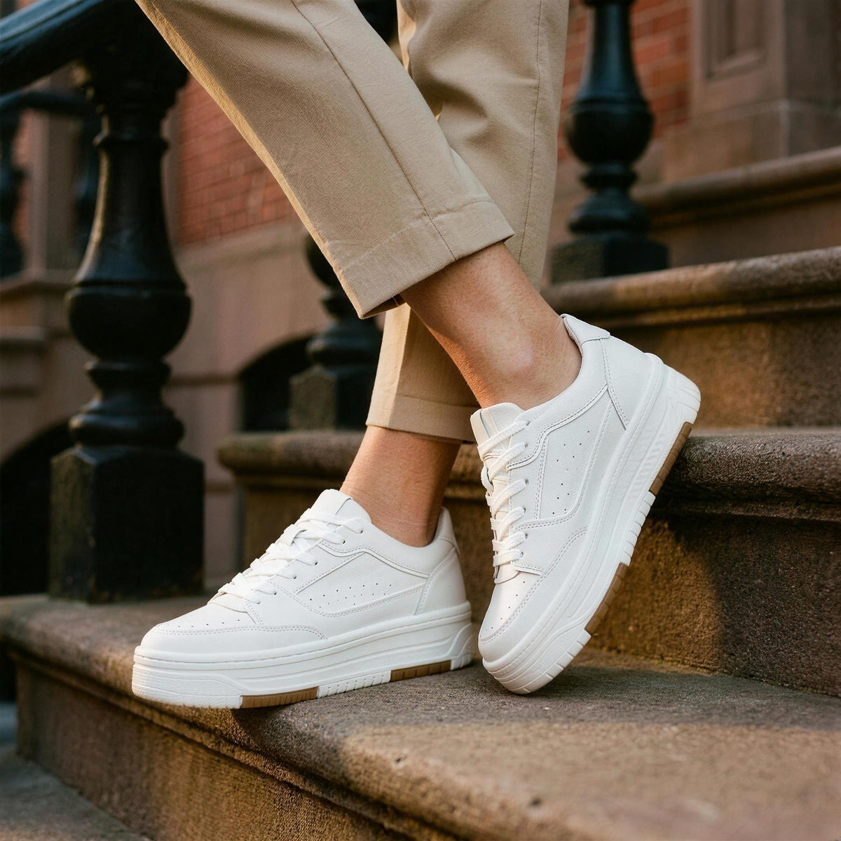 Minimal Leather Trainers