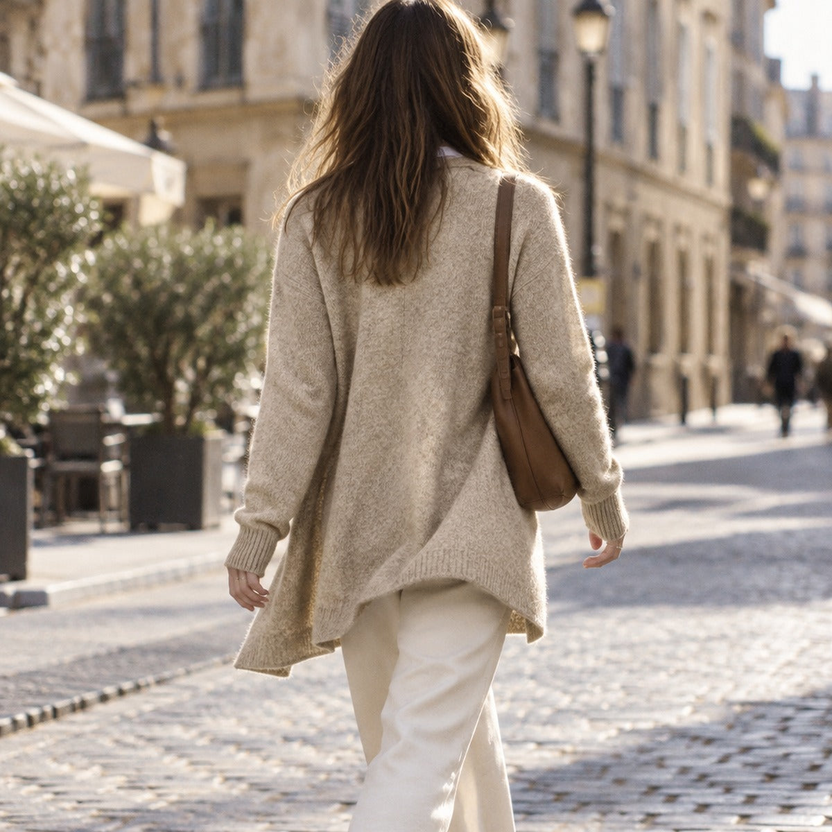 Open Front Longline Cardigan