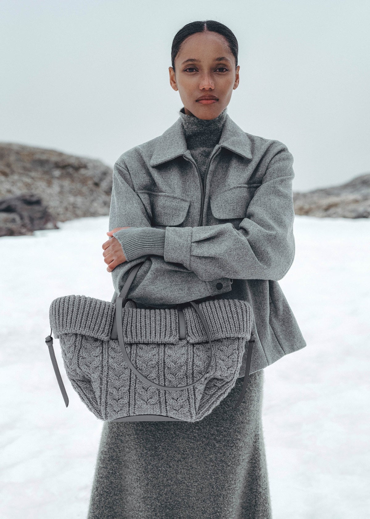 PLNE - Cyme Mini - Merino Stone