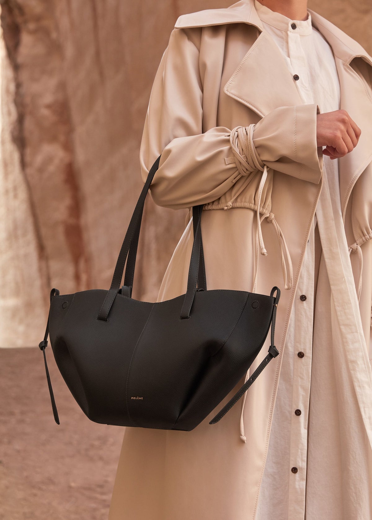 PLNE - Cyme Mini - Textured Black