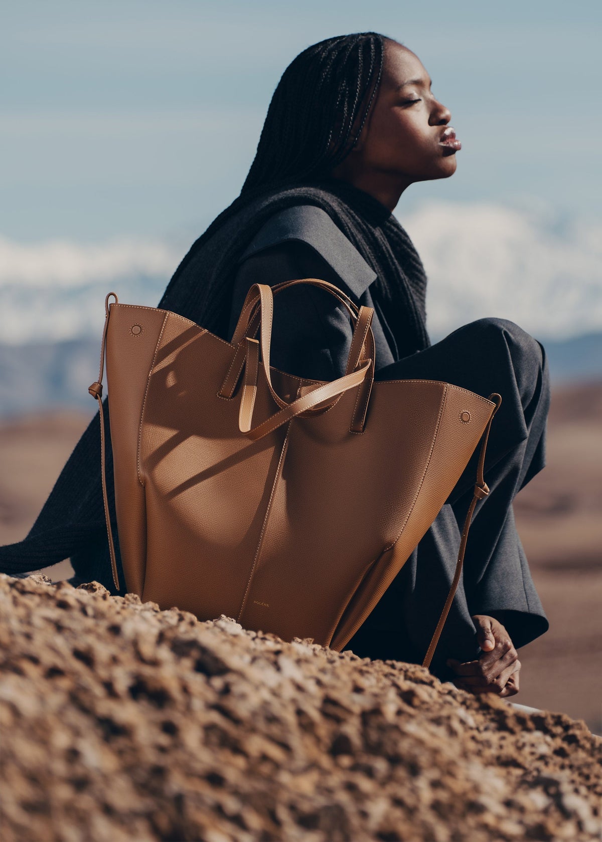 PLNE - Cyme Tote - Textured Camel