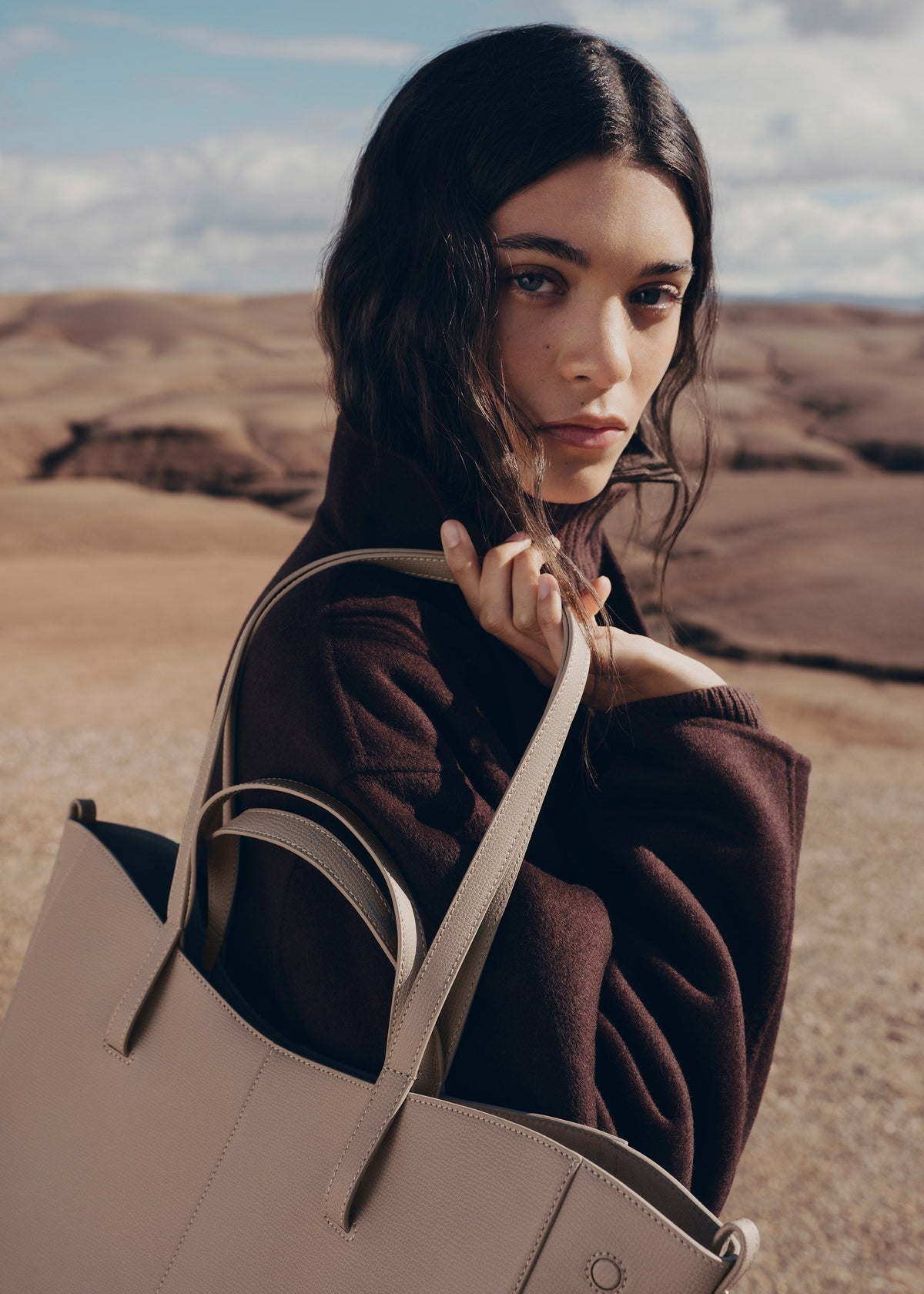 PLNE - Cyme Tote - Textured Taupe