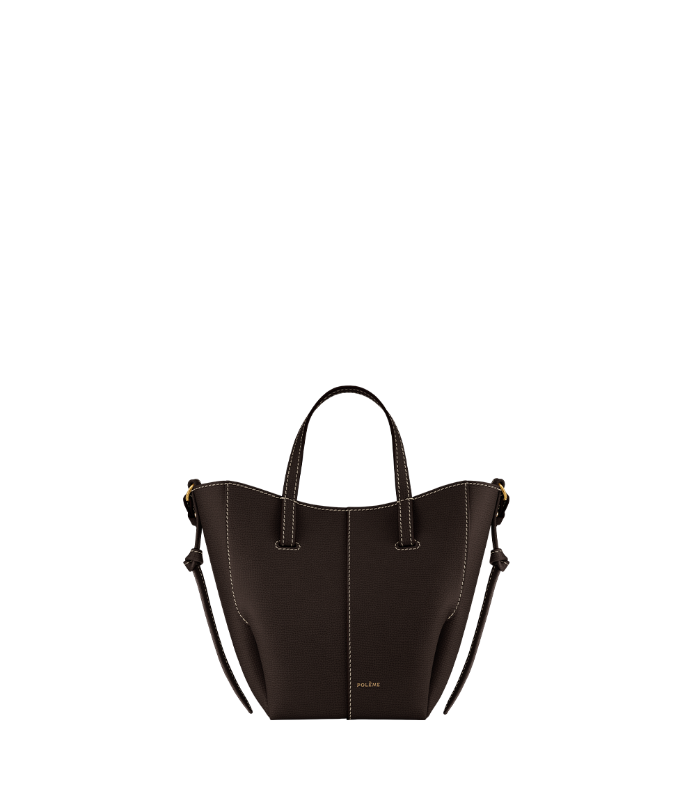 PLNE - Cyme Tote Nano - Textured Ebony