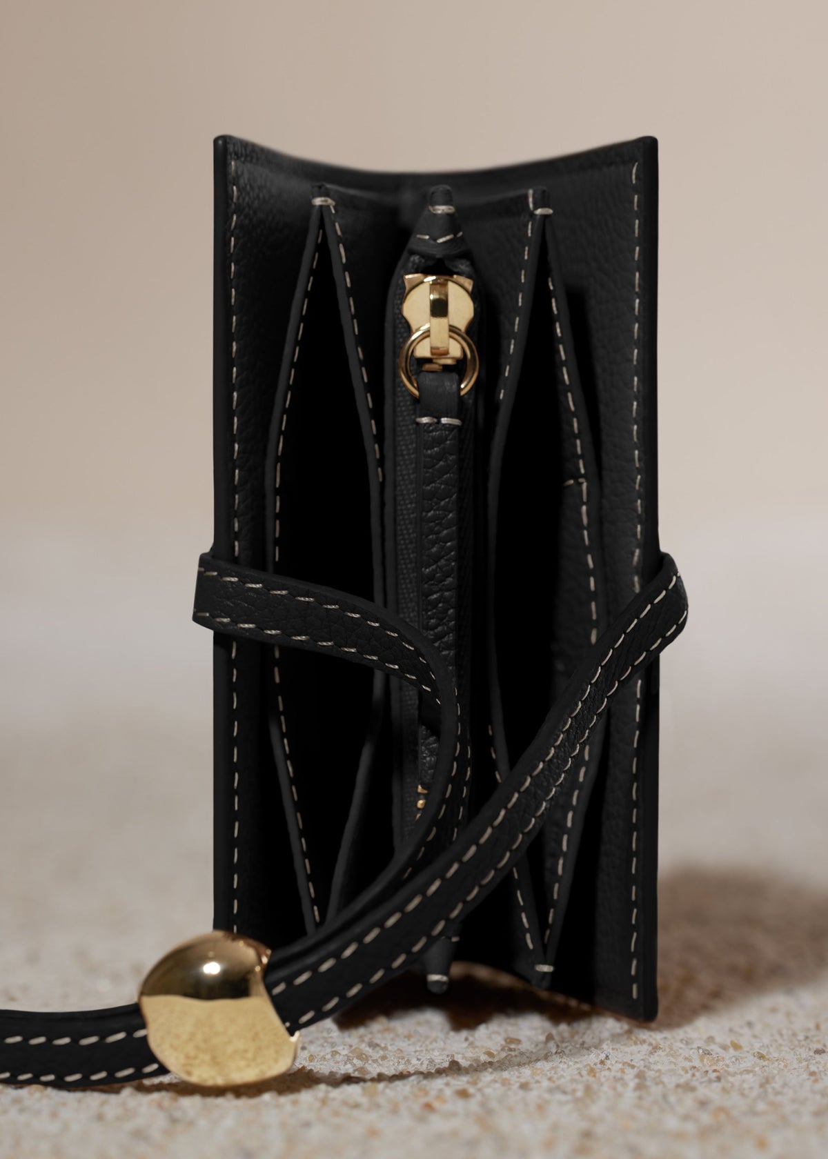 PLNE - Kayé Card Holder - Textured Black