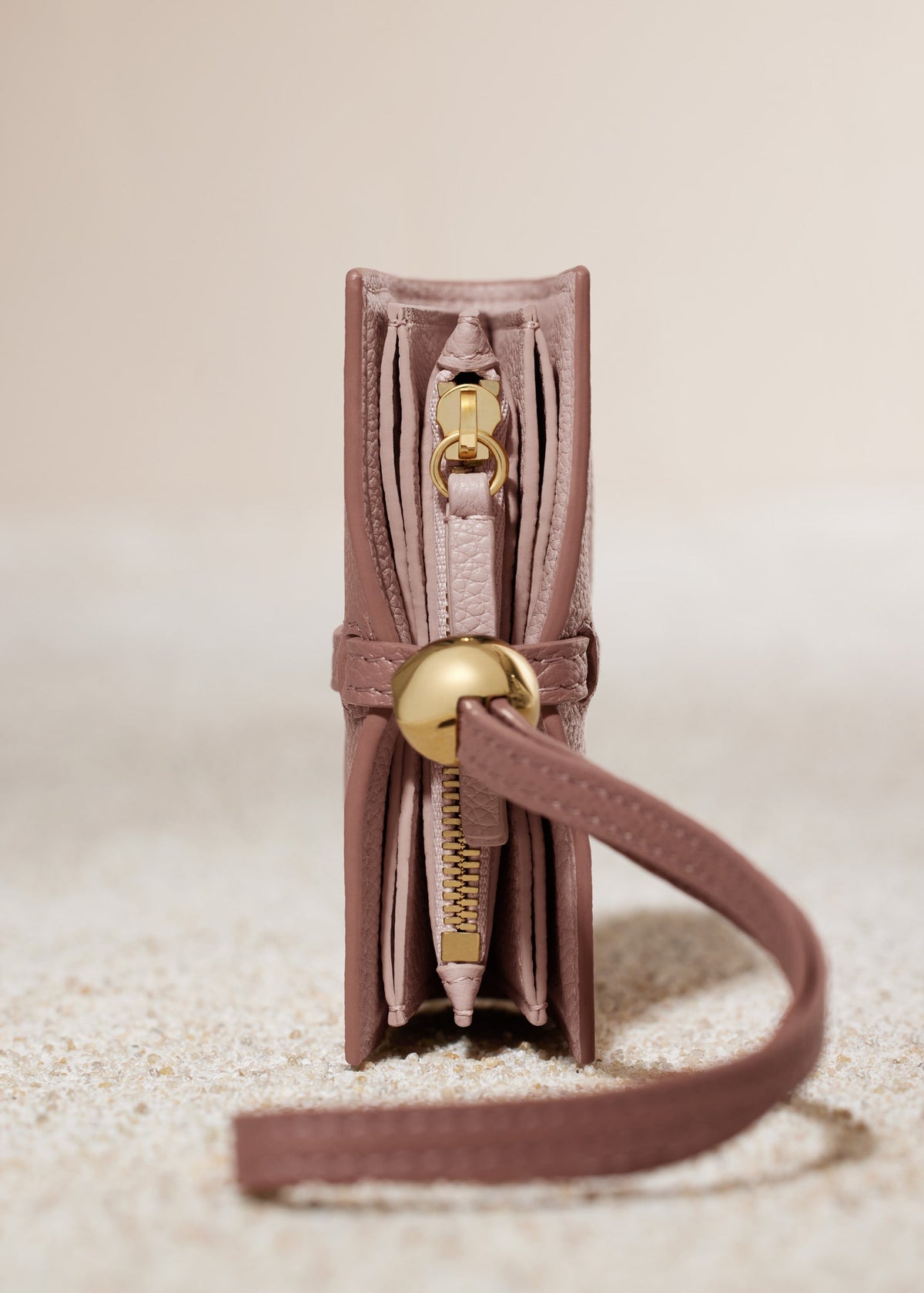 PLNE - Kayé Card Holder - Textured Duo Blush