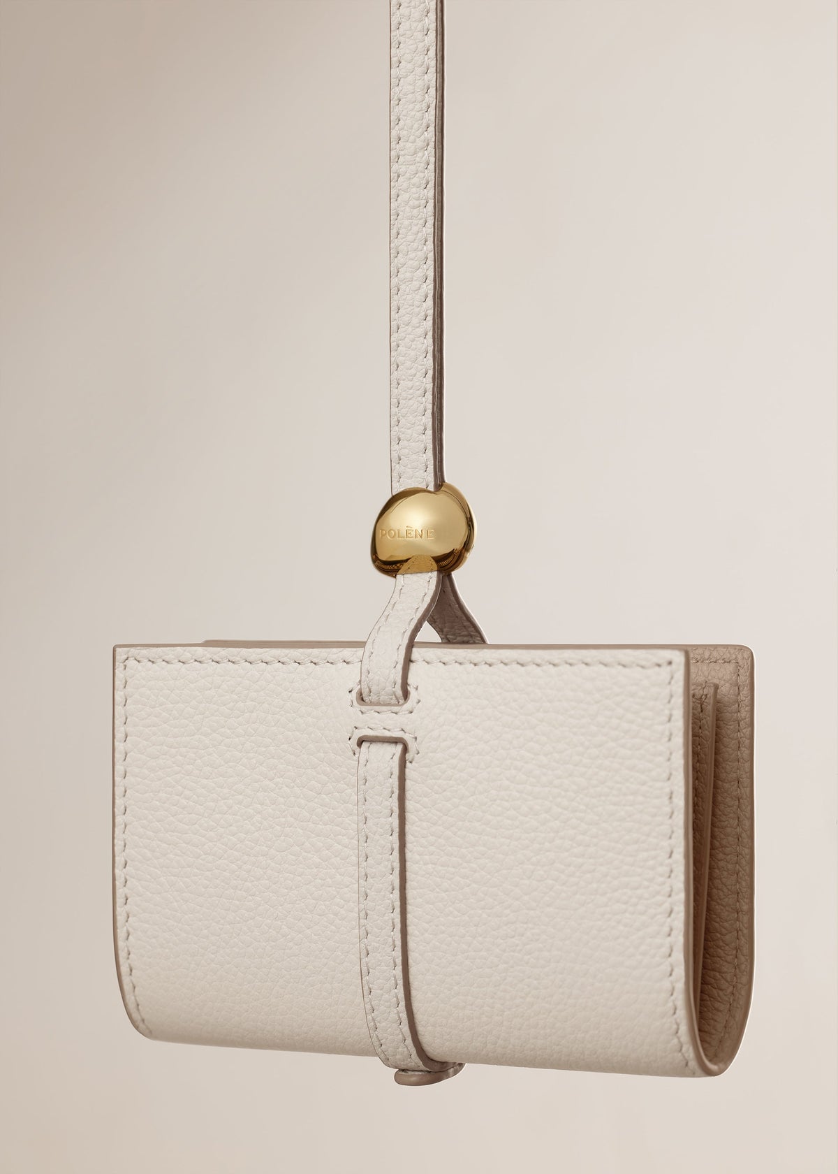 PLNE - Kayé Card Holder - Textured Duo Chalk
