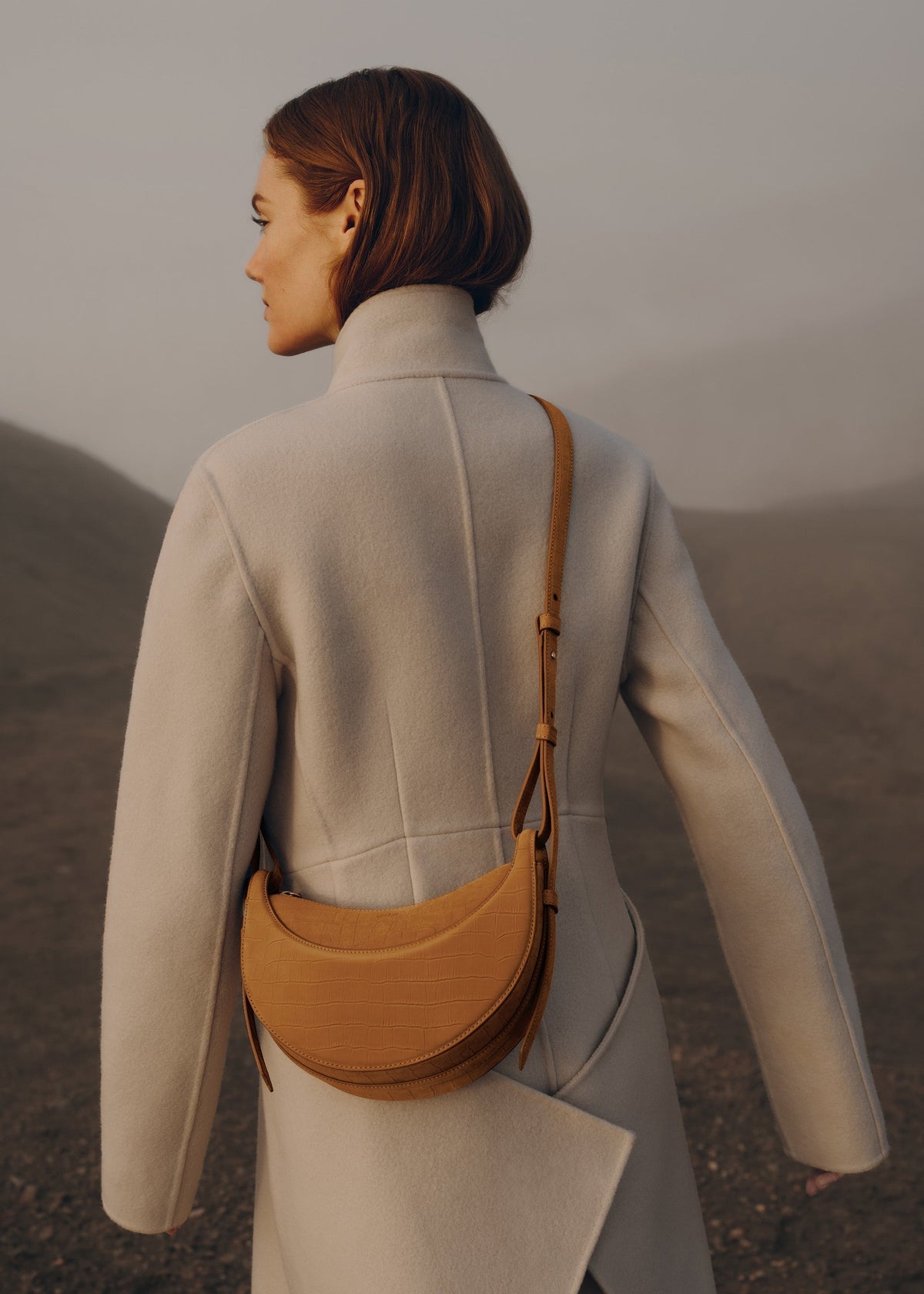 PLNE - Numéro Dix - Crocodile Nubuck Cinnamon