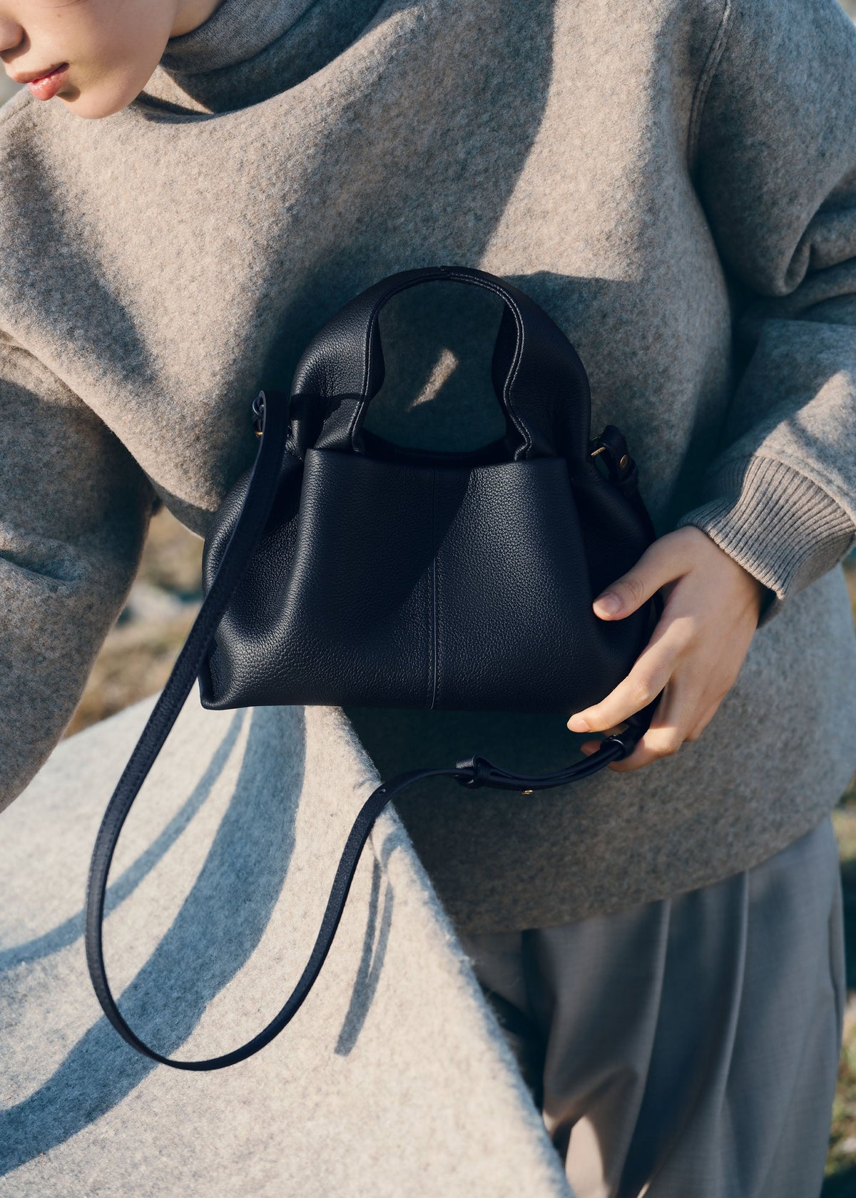 PLNE - Numéro Neuf Mini - Textured Deep Blue
