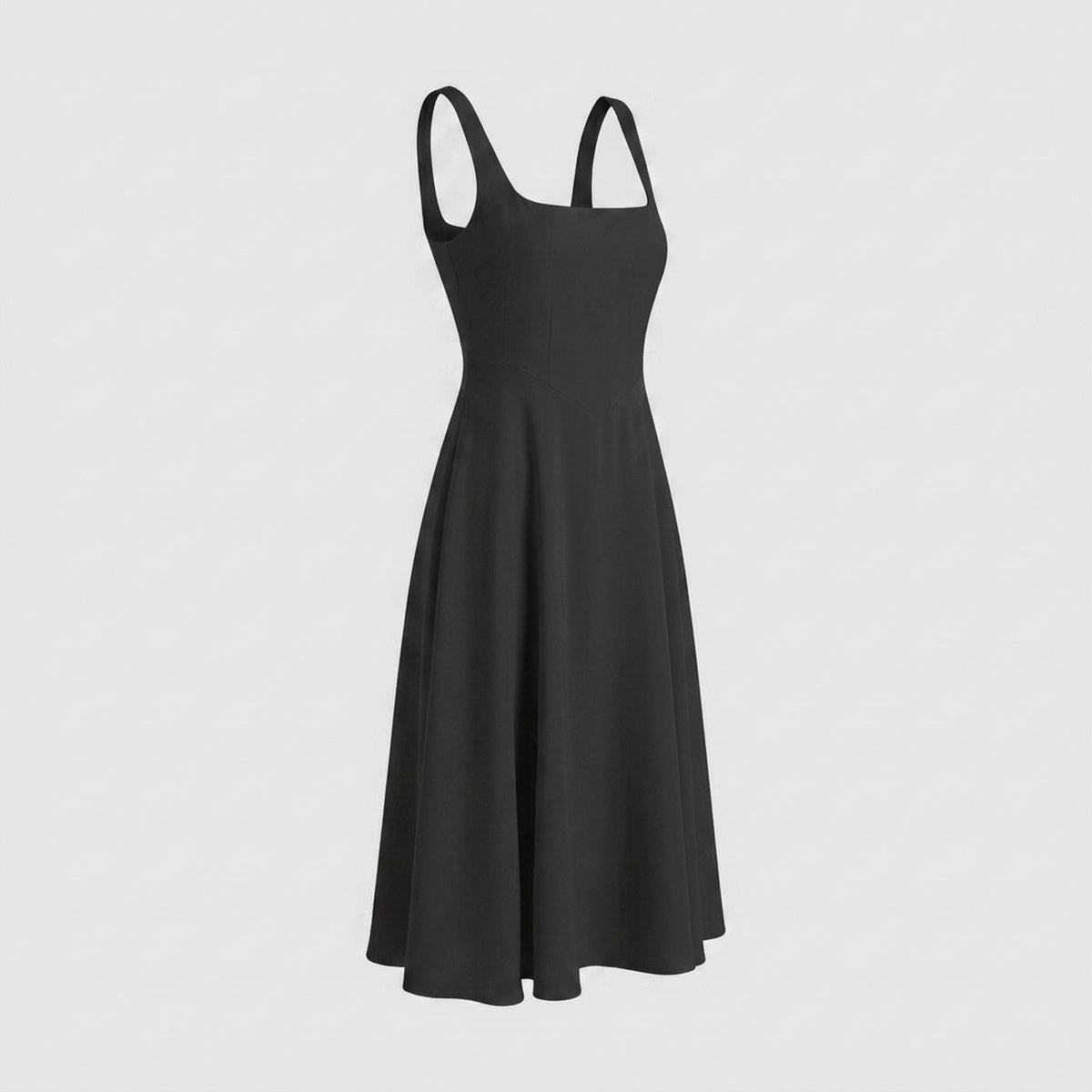 Square Neck Midi Dress Luna