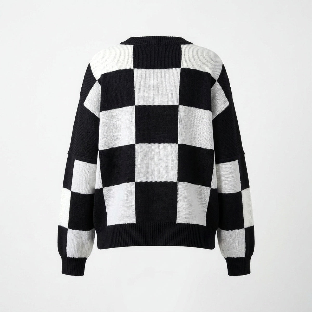 Statement Check Sweater
