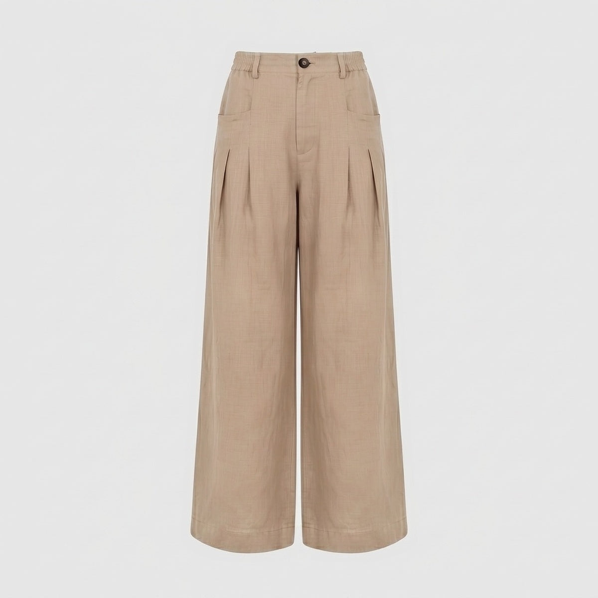 Vera Pleated Linen Trousers