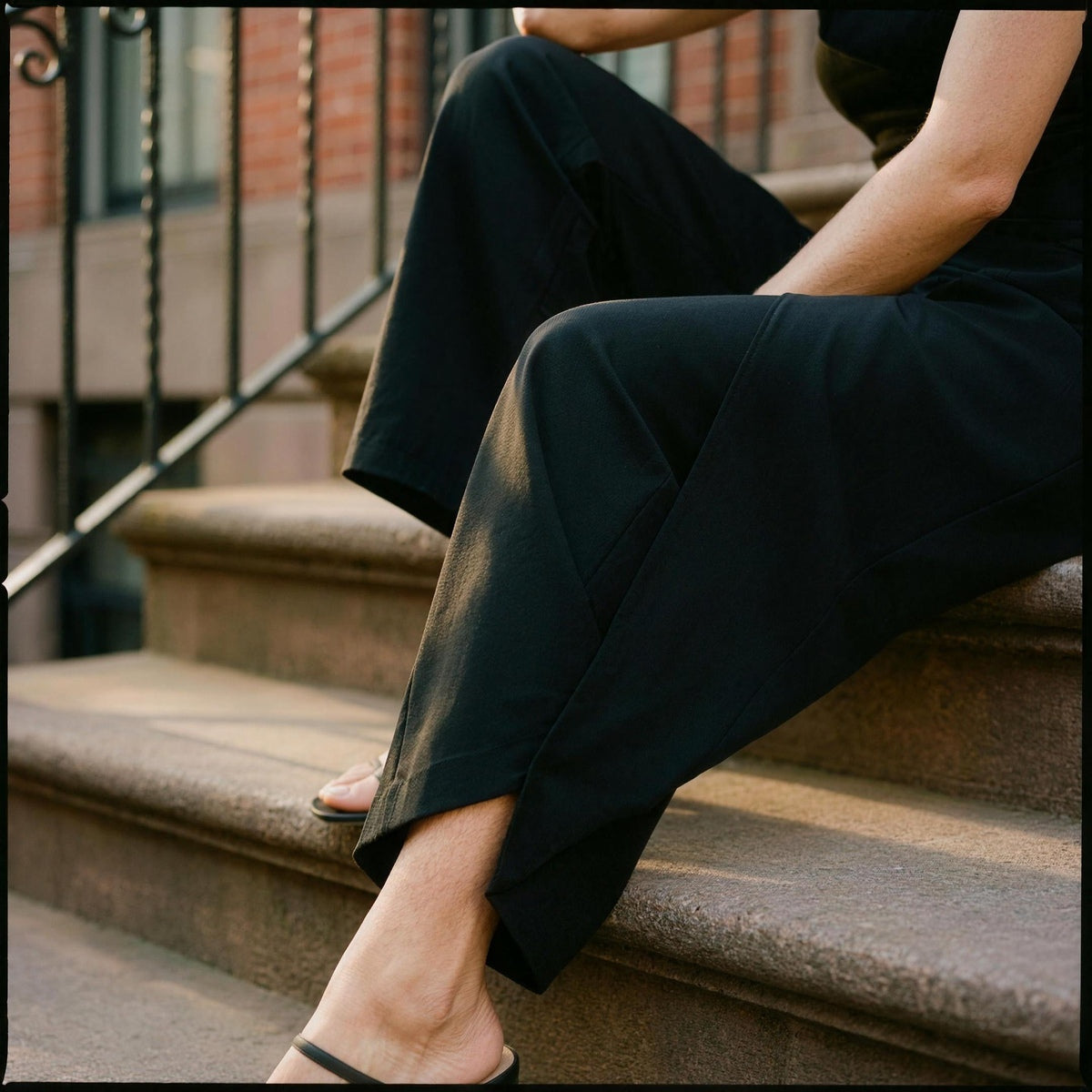 Asymmetrical Tailored Pants