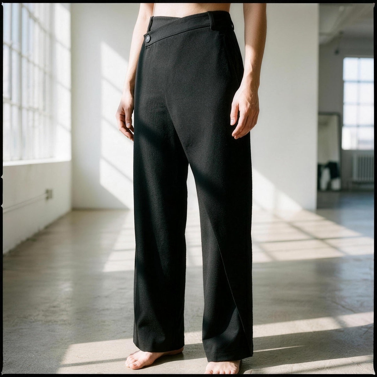 Asymmetrical Tailored Pants