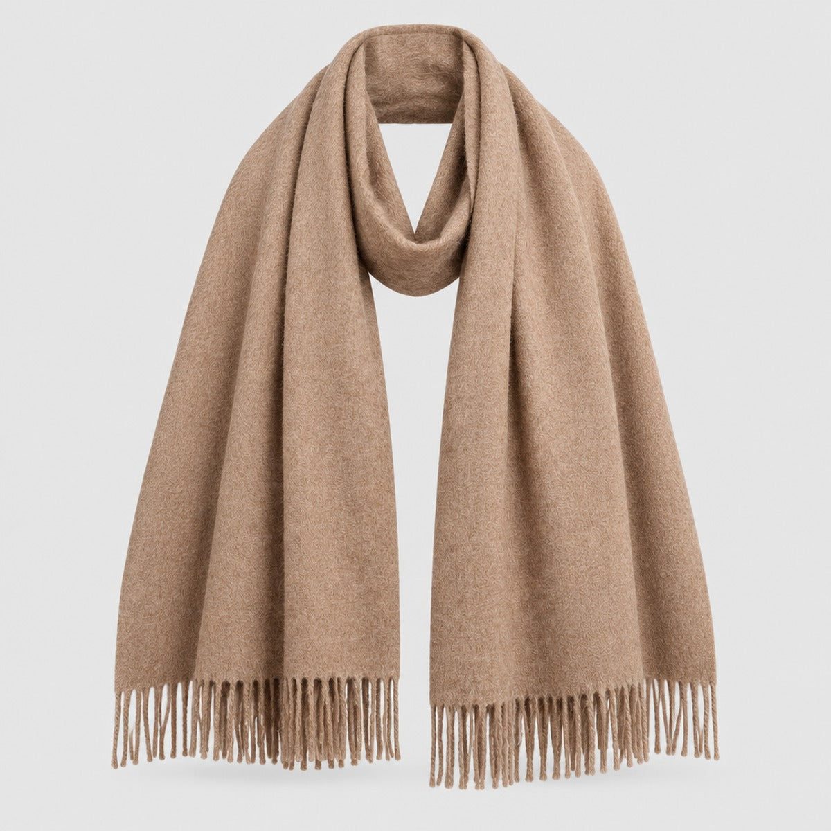 Brushed Cashmere Oversized Stole