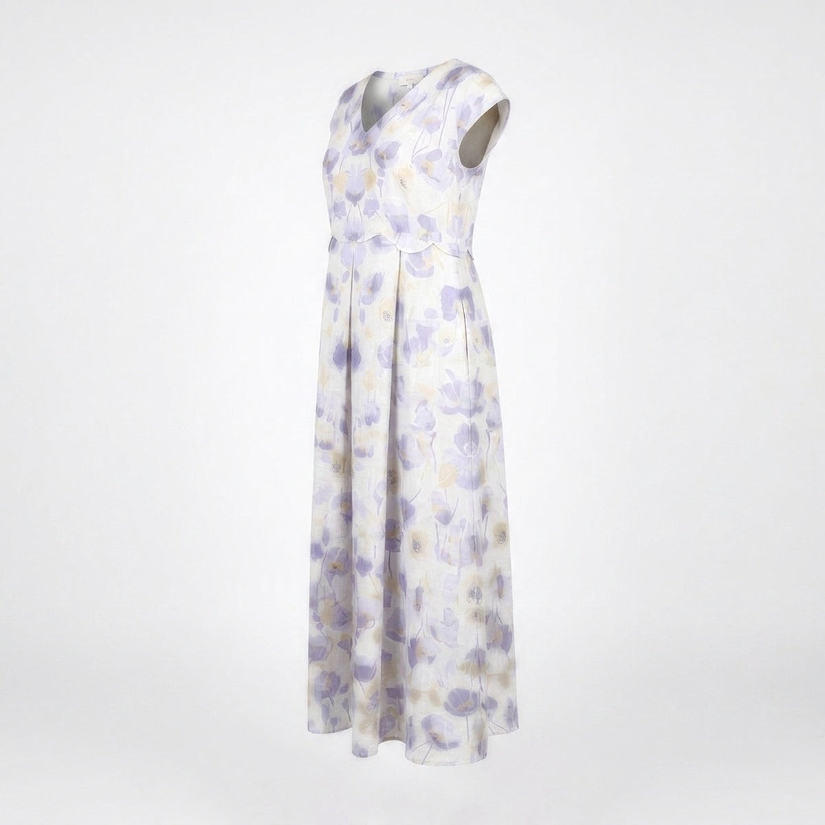 Carnation Linen Maxi Dress