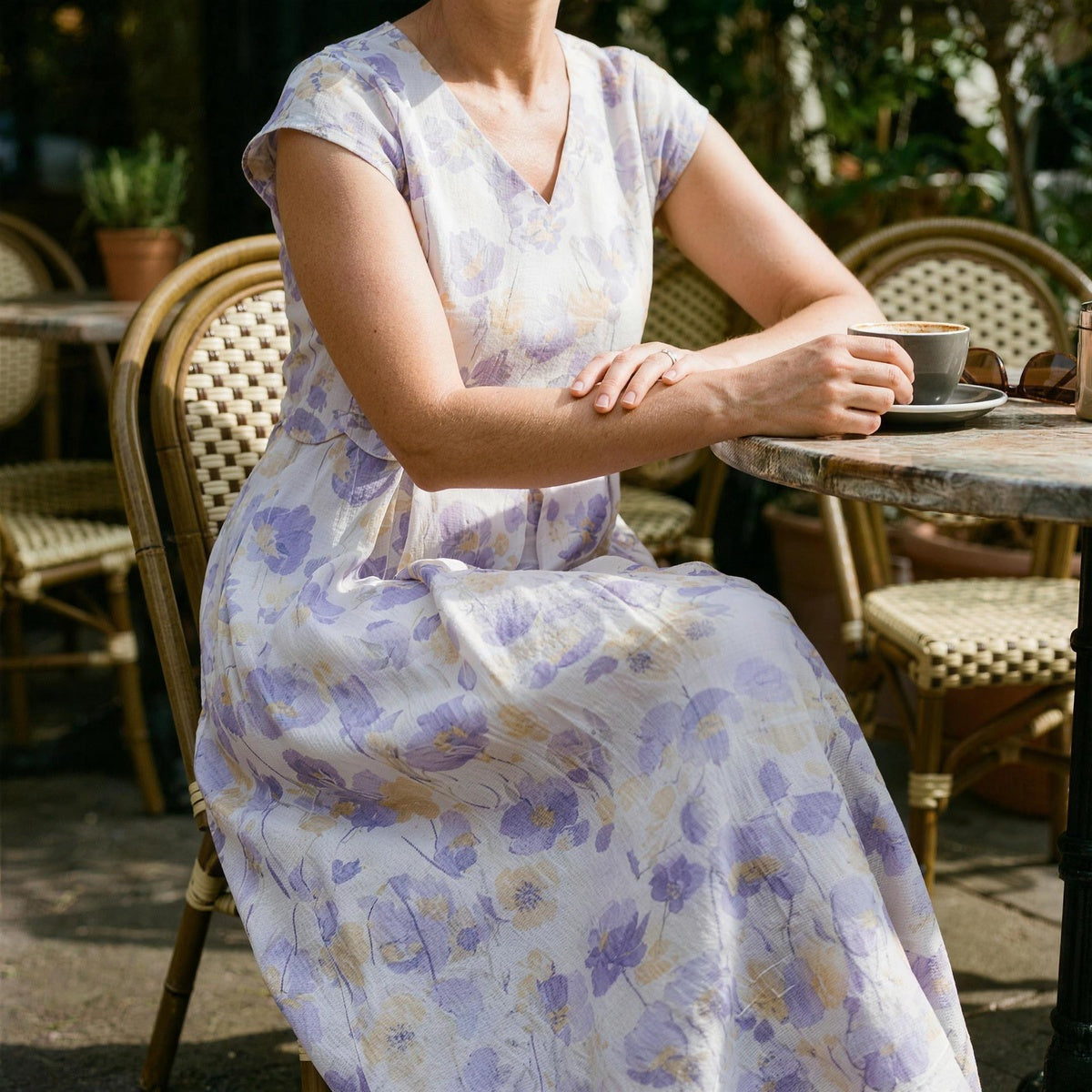 Carnation Linen Maxi Dress