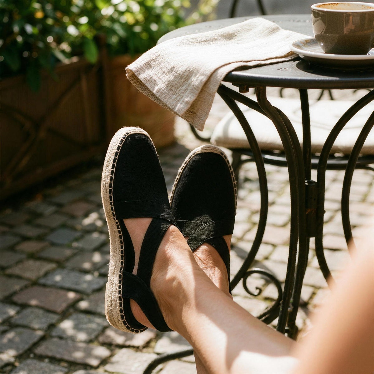 Closed Toe Espadrille Sandals