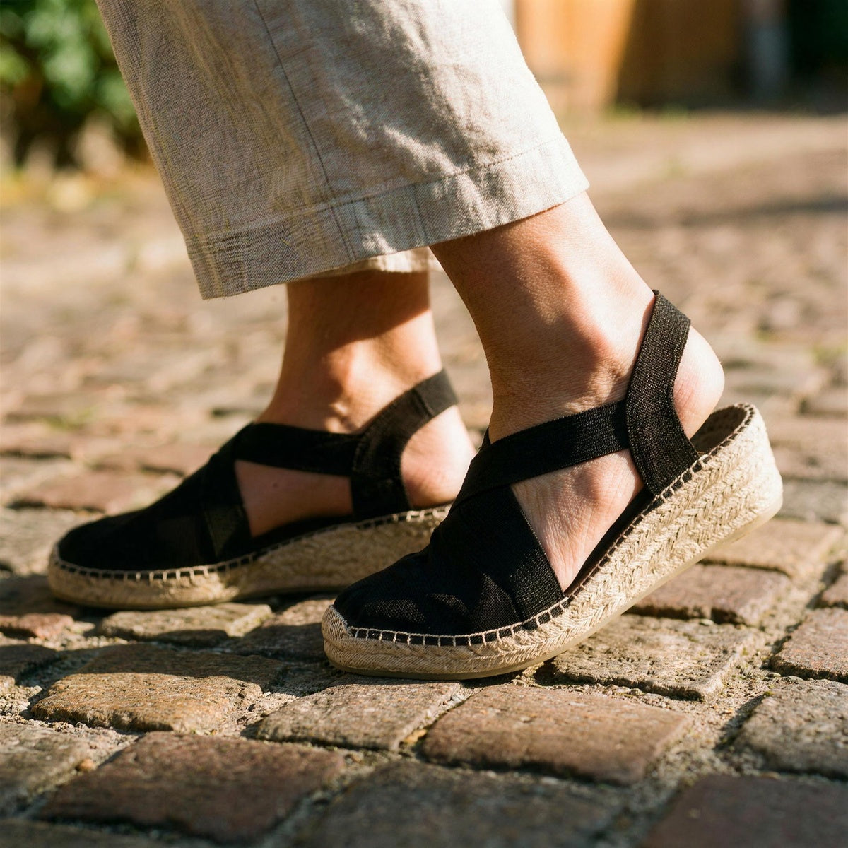 Closed Toe Espadrille Sandals