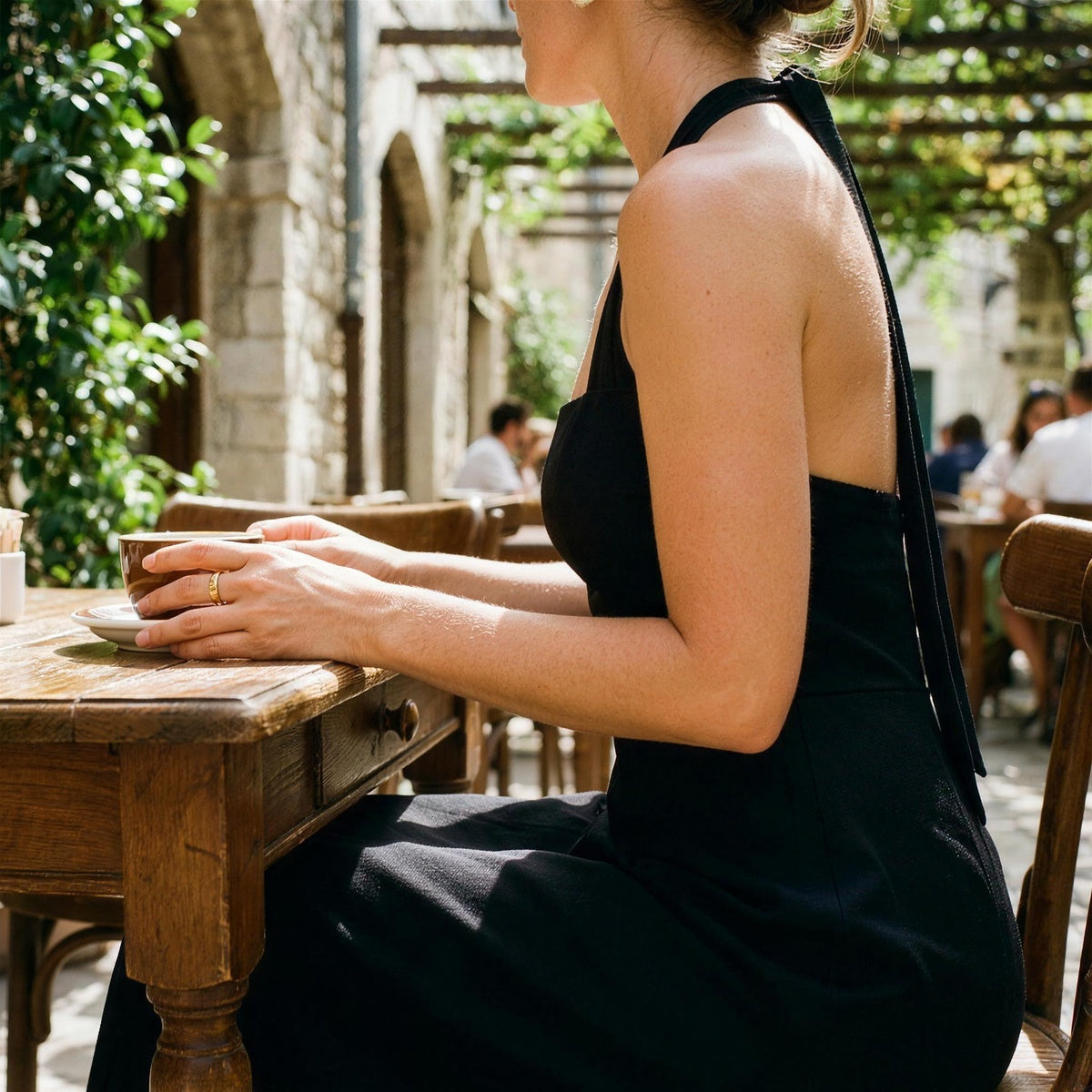Halter Neck Maxi Dress Valle