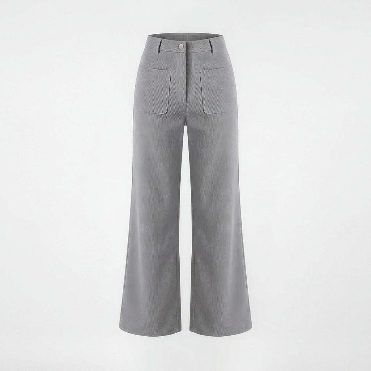 High Waist Corduroy Pants
