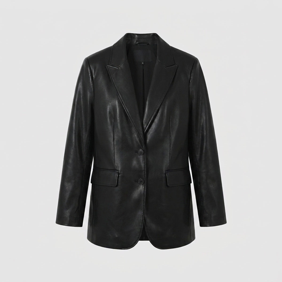 Leather Blazer Oversized