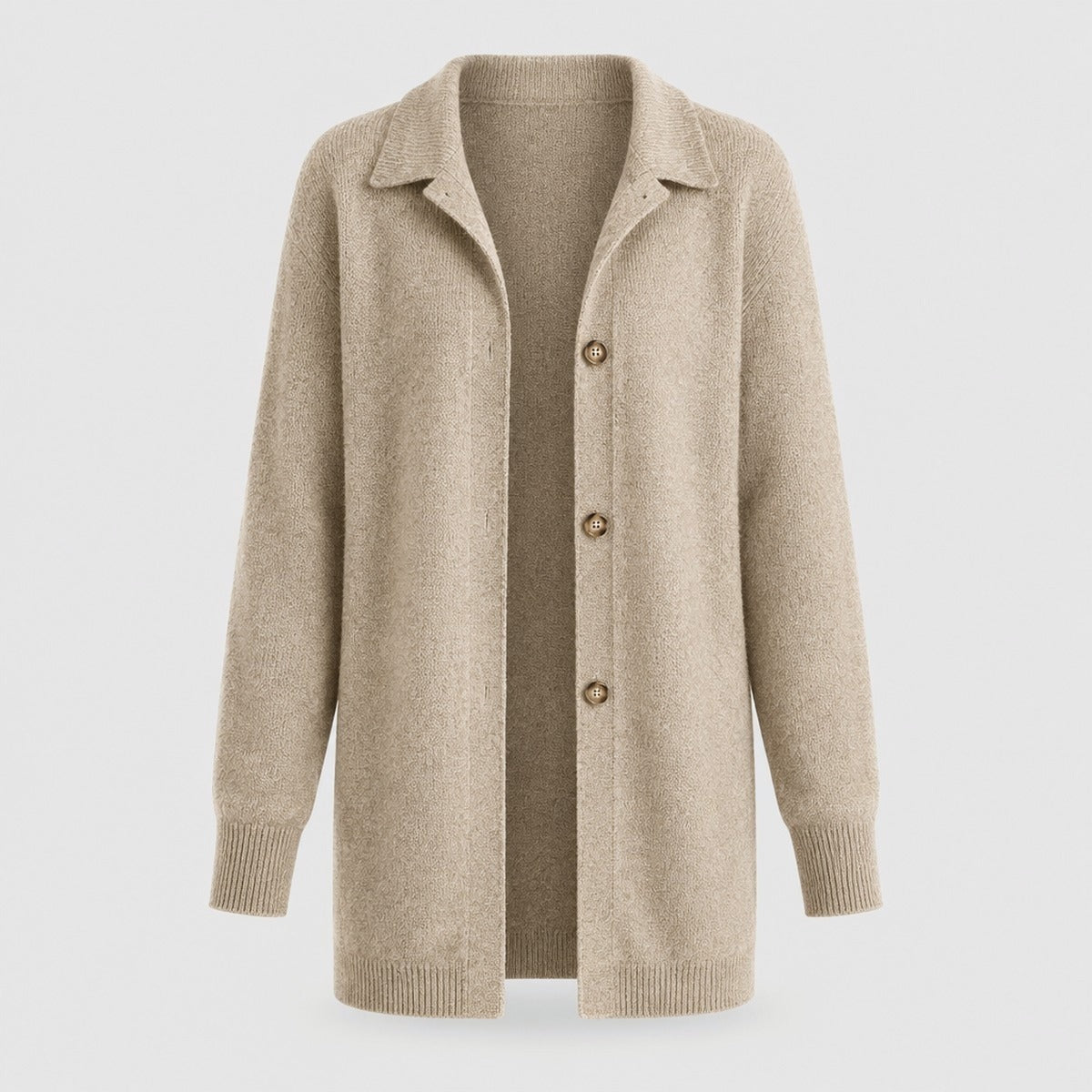 Open Front Longline Cardigan