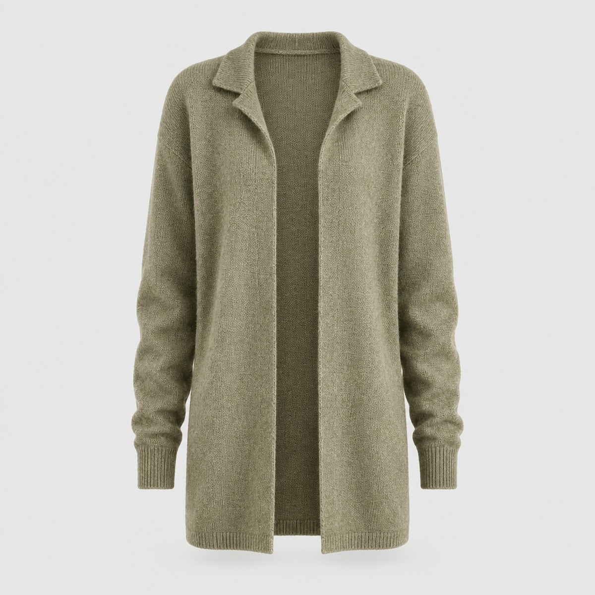 Open Front Longline Cardigan