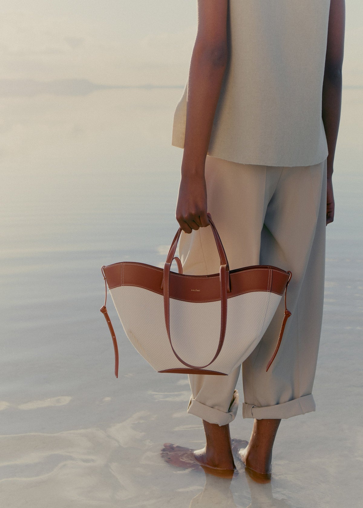 PLNE - Cyme Mini - Cognac Canvas