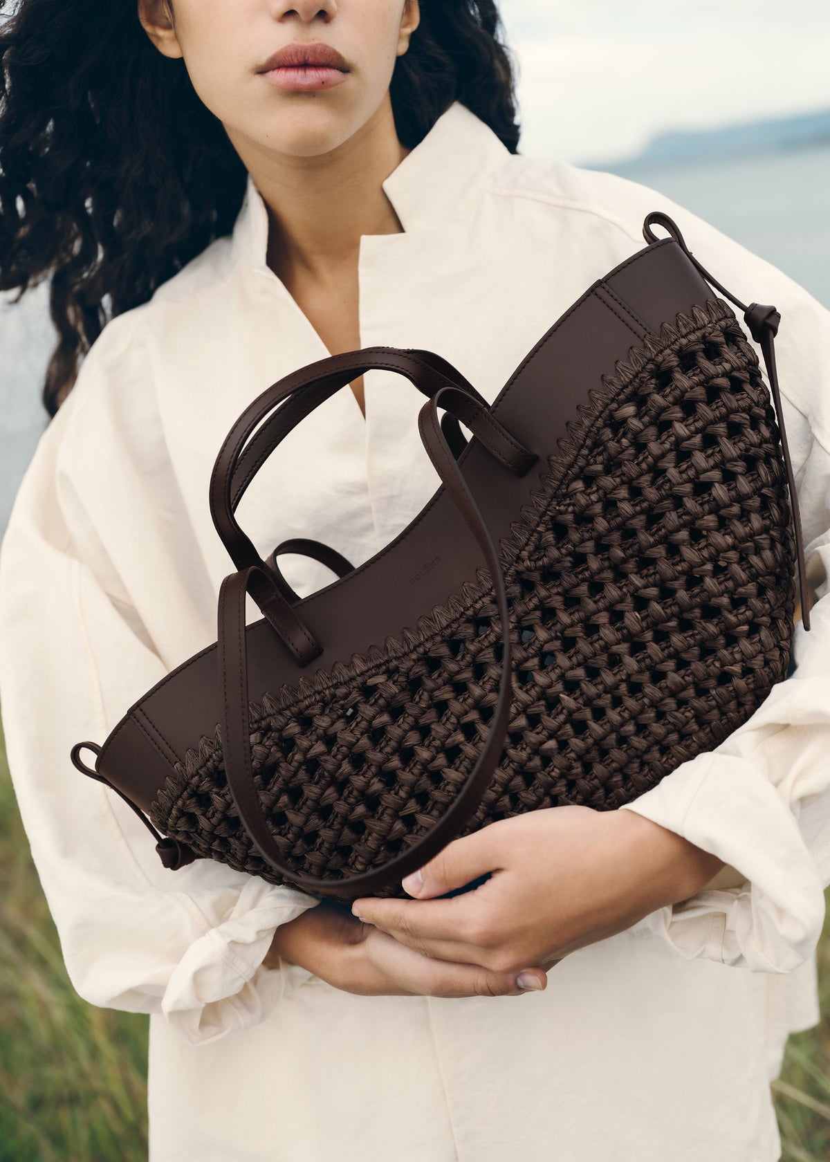 PLNE - Cyme Mini - Raffia Ebony