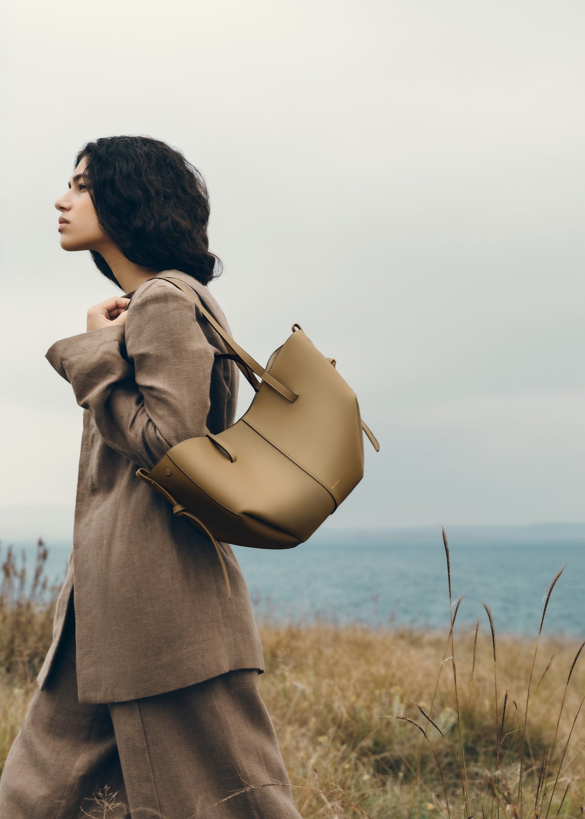 PLNE - Cyme Mini - Textured Smoky Olive