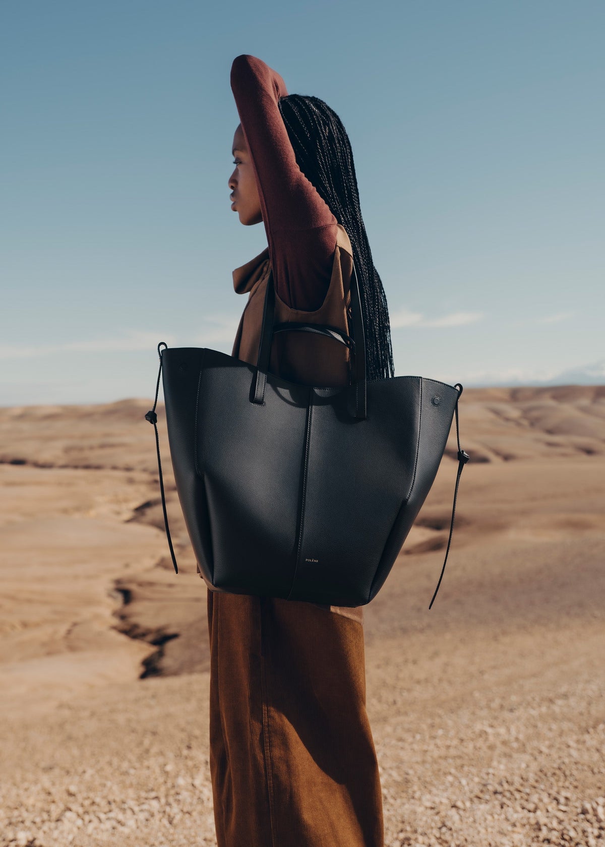 PLNE - Cyme Tote - Textured Black