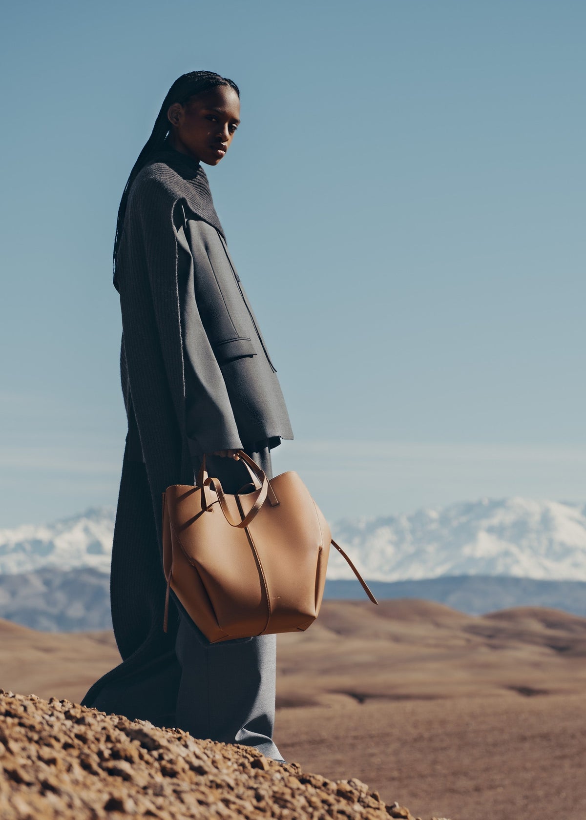 PLNE - Cyme Tote - Textured Camel