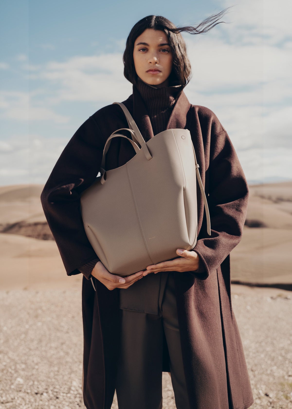 PLNE - Cyme Tote - Textured Taupe