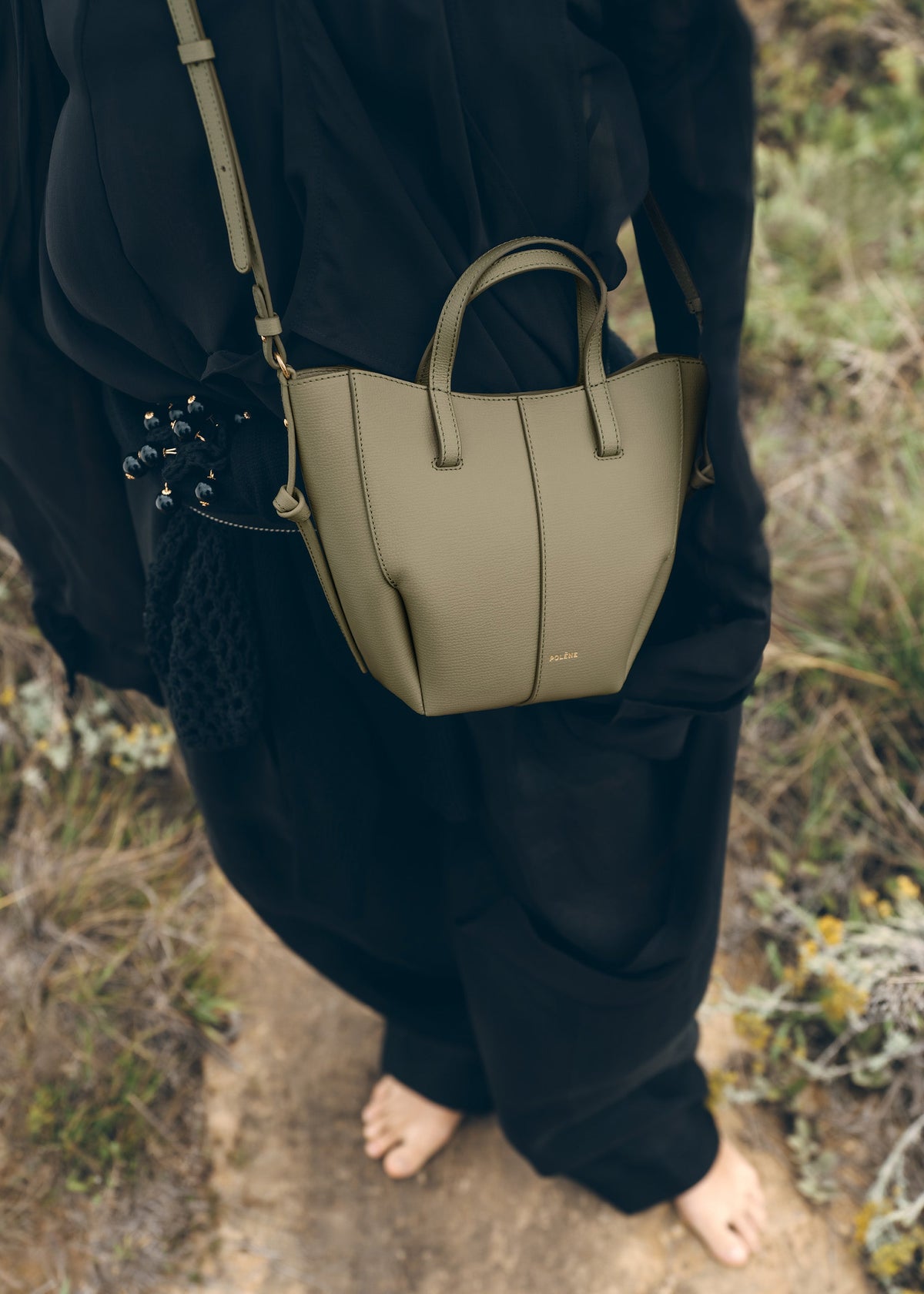 PLNE - Cyme Tote Nano - Textured Linden