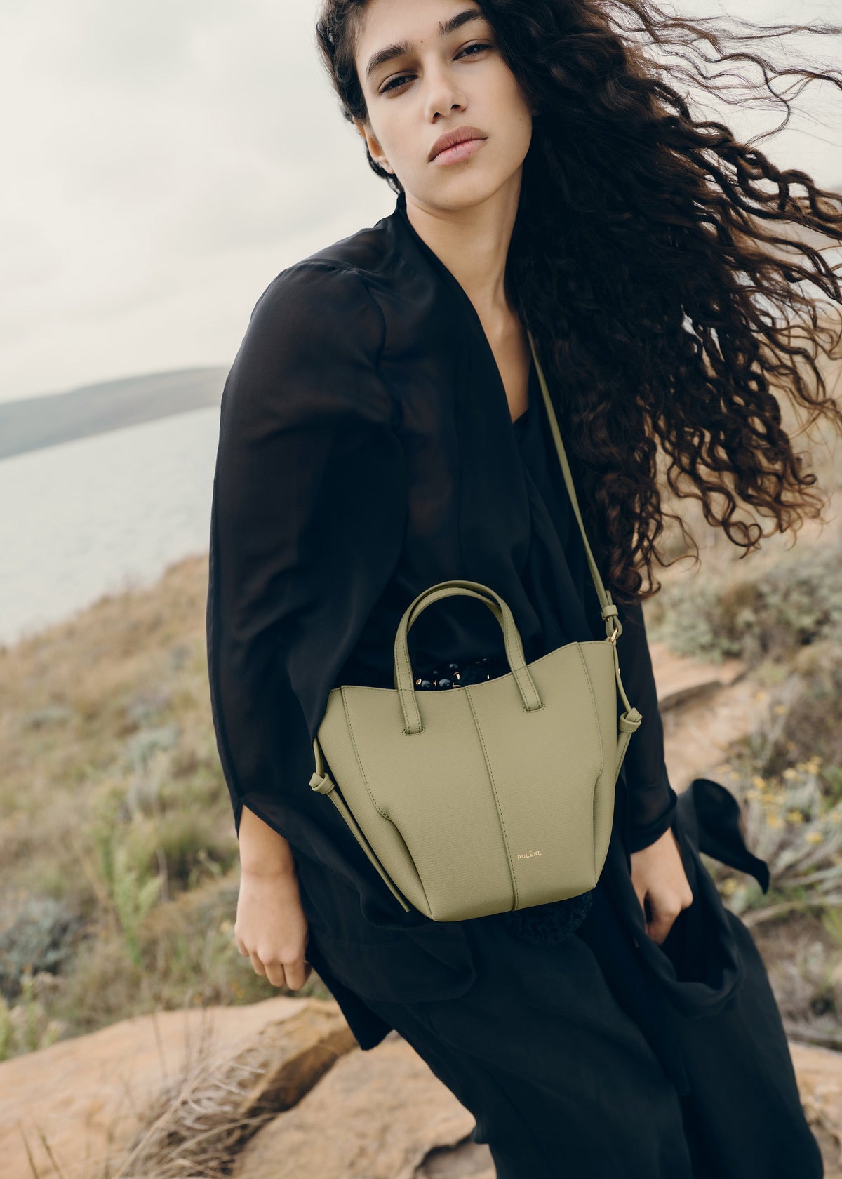 PLNE - Cyme Tote Nano - Textured Linden