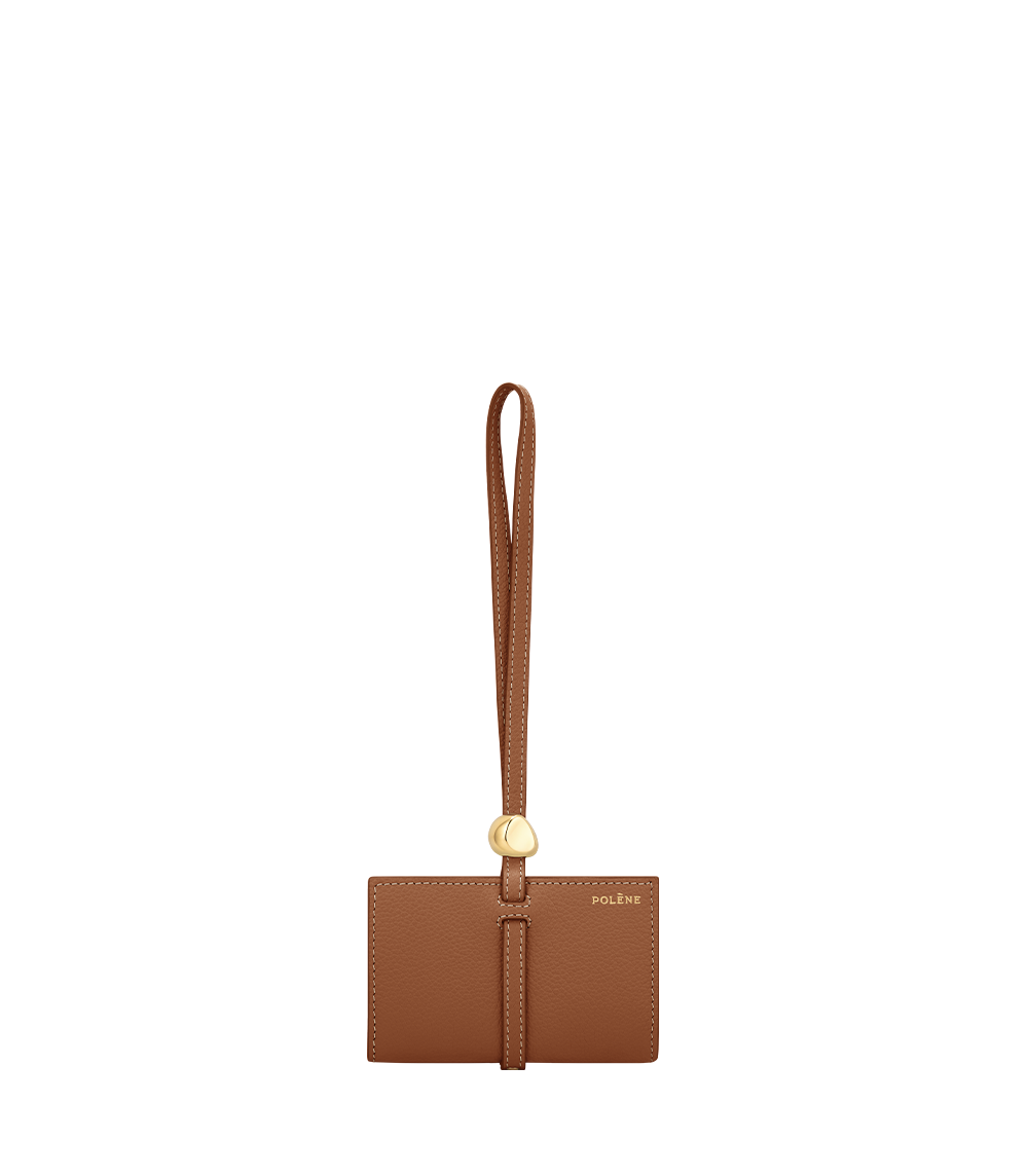 PLNE - Kayé Card Holder - Textured Duo Camel