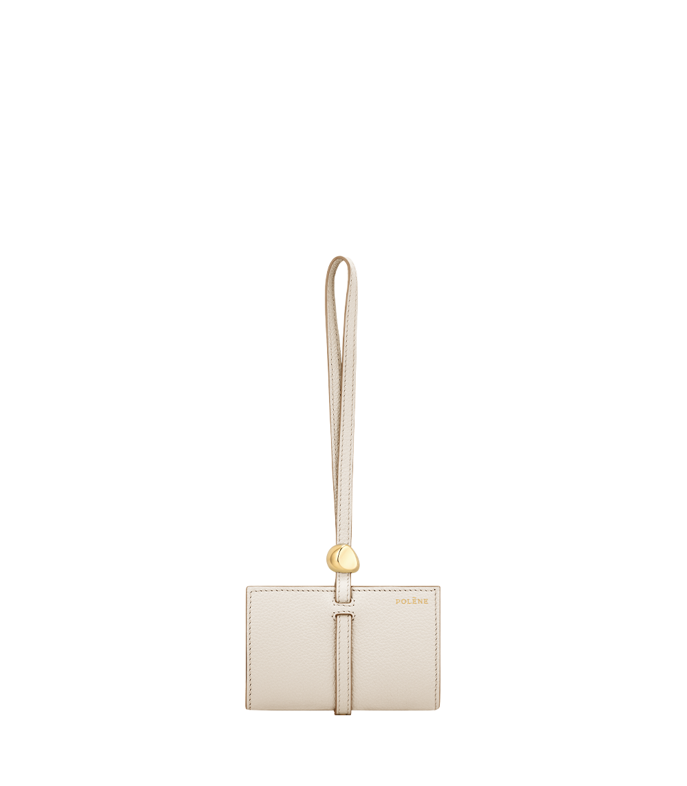 PLNE - Kayé Card Holder - Textured Duo Chalk