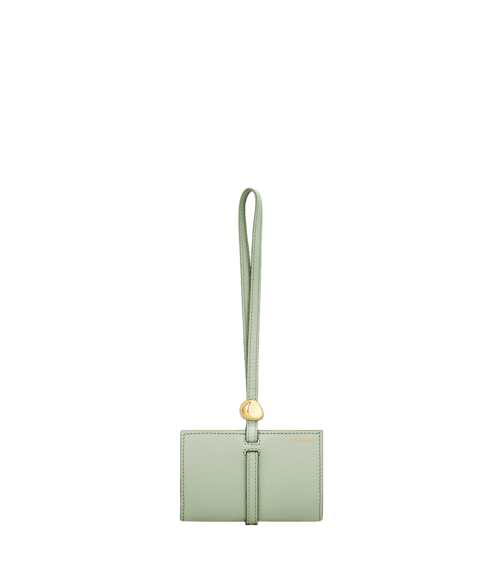 PLNE - Kayé Card Holder - Textured Duo Fresh Almond