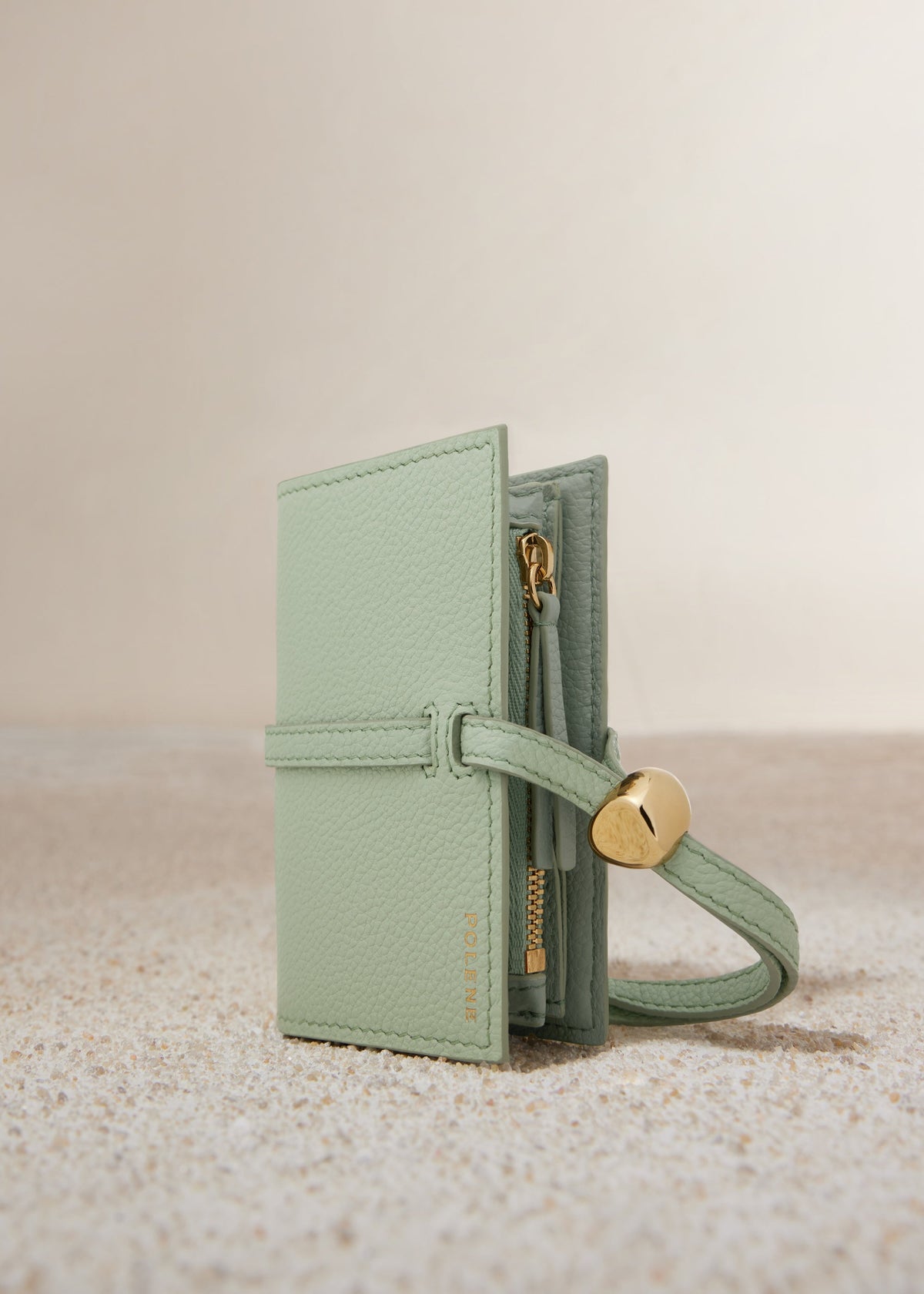 PLNE - Kayé Card Holder - Textured Duo Fresh Almond