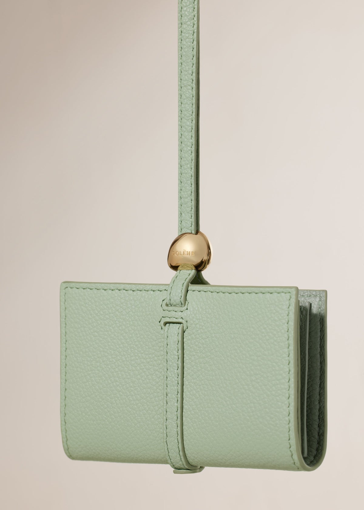 PLNE - Kayé Card Holder - Textured Duo Fresh Almond