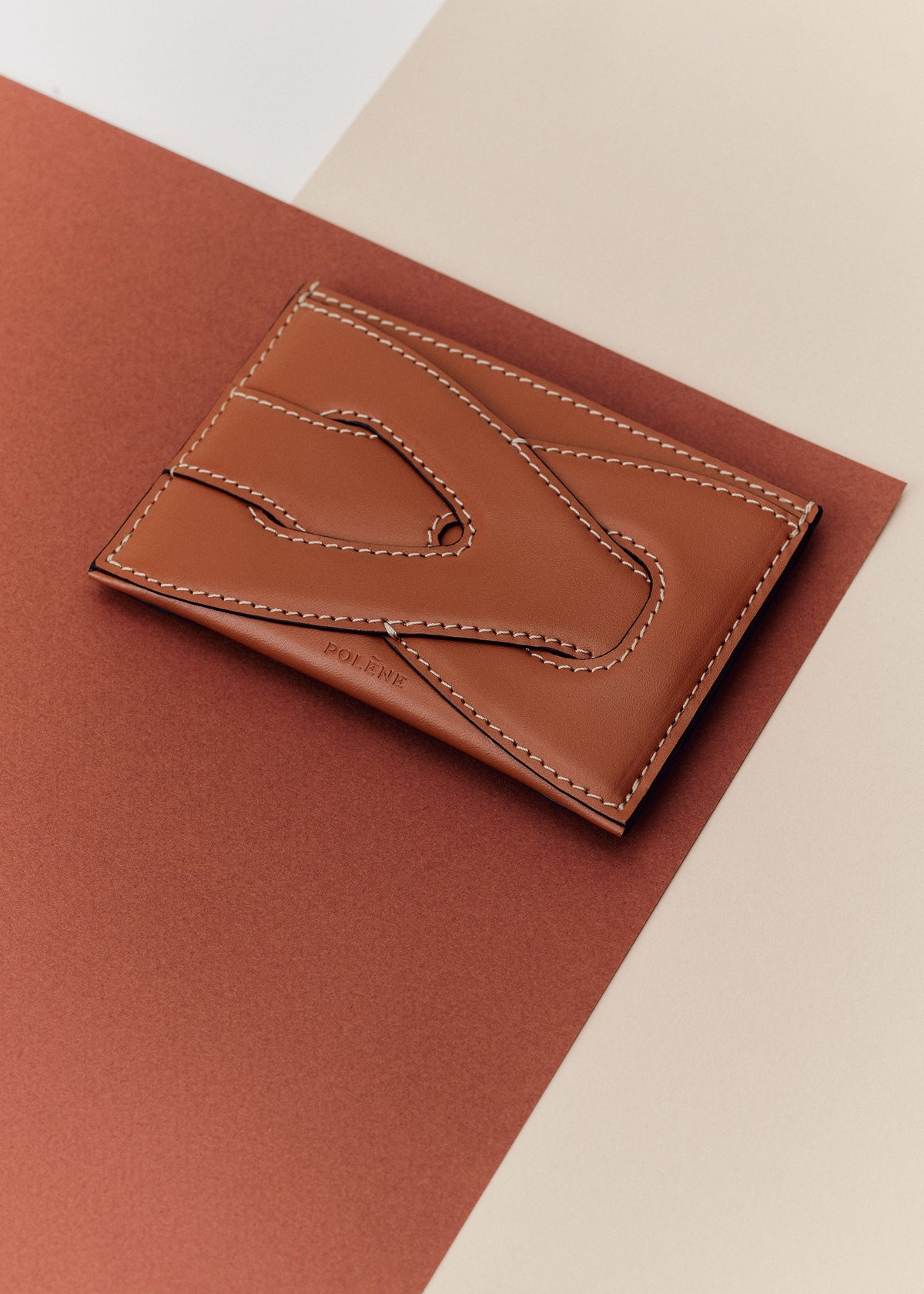 PLNE - Nodde Card Holder - Cognac